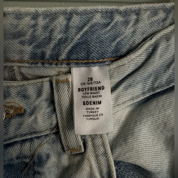 Denim ripped boyfriend jeans - Picture 4 of 4